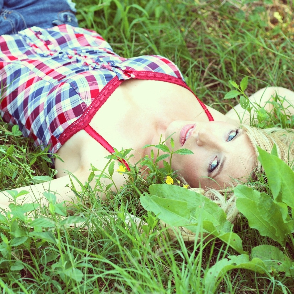 Plaid cowboy style corset tank top